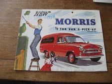 1958 Morris 1/2 ton van and