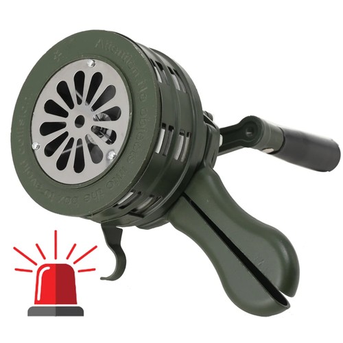 Hand crank siren horn manual - siren,