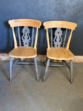 Pair Of Wooden Fiddleback