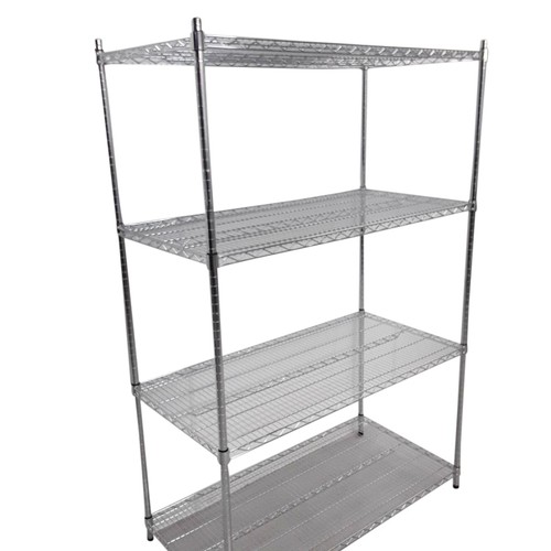 Commercial shelves rack - rack, chrome