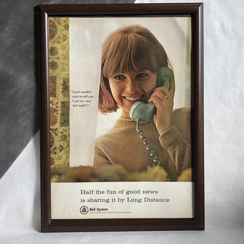 Advertisement 60s framed life - 60s,