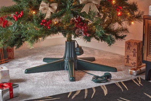 Rotating christmas tree - christmas, stand