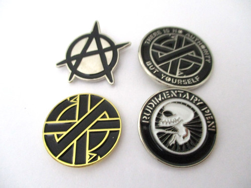 Anarcho punk metal - anarcho, badge