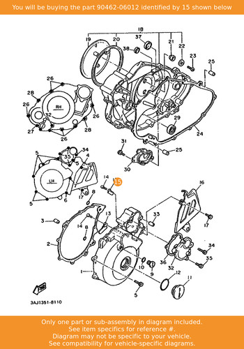 Yamaha clamp 90462 - yamaha, oem