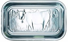 Luminarc glass cow butter dish - luminarc,