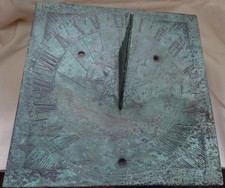 Antique Brass  Sundial  with