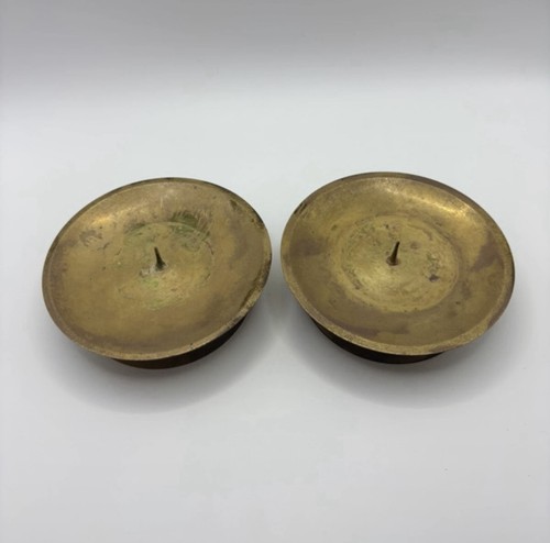 Pair antique vintage solid - of,