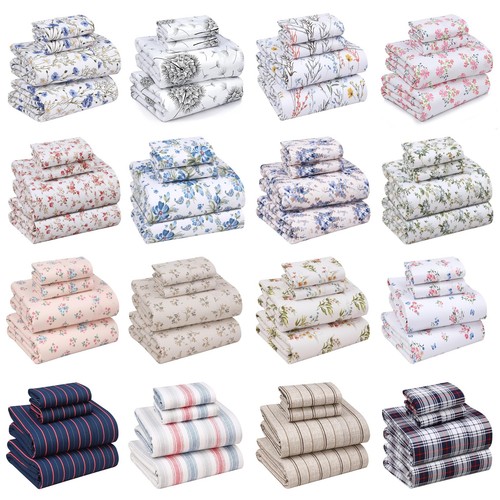 100 cotton 4pc bed - bed, set
