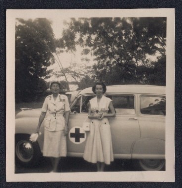 Photograph red cross - photograph, a