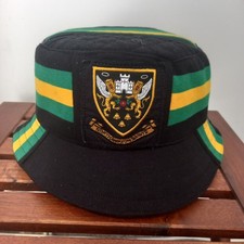  NORTHAMPTON SAINTS Rugby UNION Bucket Hat from Upcycled MACRON shirt