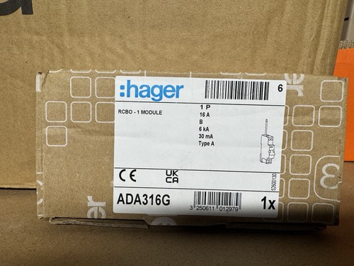 Hager b16 rcbo - b16,