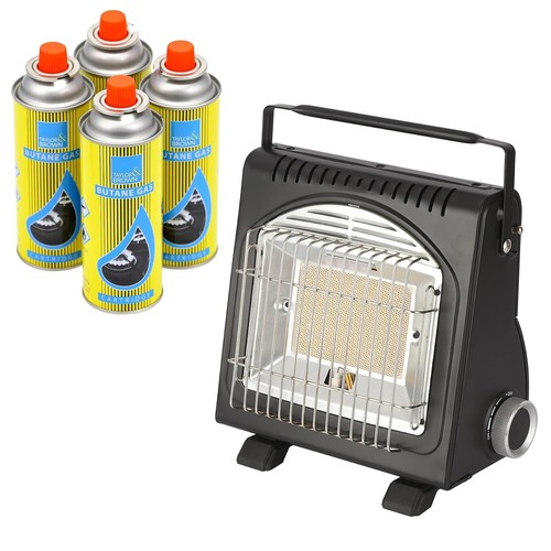 Portable butane gas heater - gas,