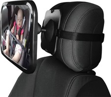 Large Car Baby Rear View Back Seat Mirror Infant Child Toddler Safety Adjustable