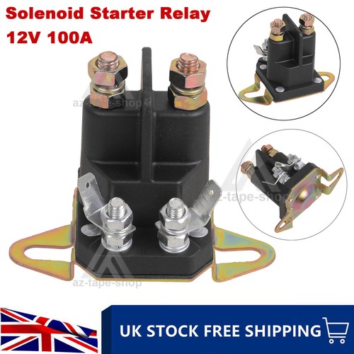 Pole 12v starter solenoid - 4-pole,