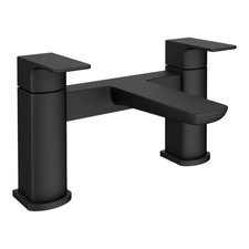 Black Bath Filler Tap Bathroom