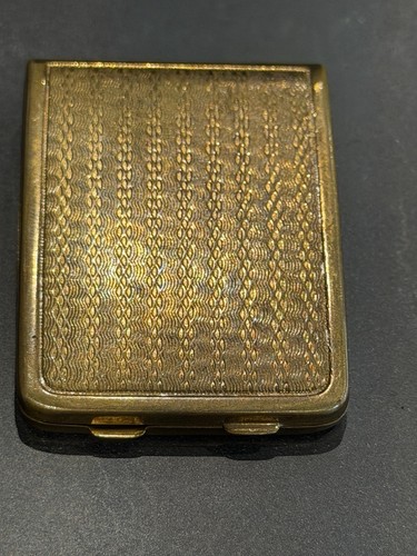 Vintage brass matchbook holder - matchbook,
