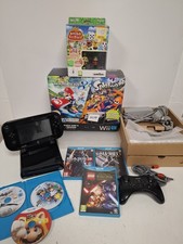 BOXED MARIO KART 8 NINTENDO WII U BUNDLE 32GB PREMIUM CONSOLE & 8 GAMES CLEAN