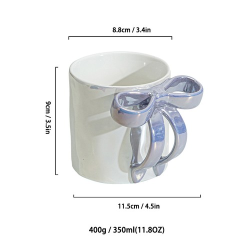 12oz charming ribbon mug - charming, with
