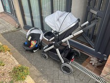 Mothercare Journey 4-Wheel Pushchair Silver/Brushed Chrome