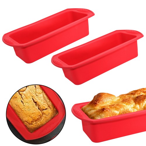 2pcs 2lb silicone loaf - silicone, tin