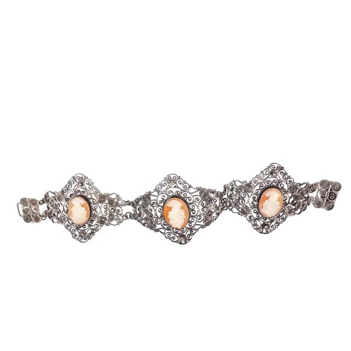 Antique 800 silver filigree - silver,