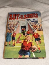 RETRO ROY OF THE ROVERS FOOTBALL  ANNUAL UNCLIPPED DATED 1958 PRICED 7/6d