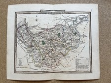 Cheshire map antique hand