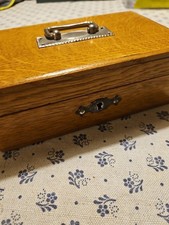Wooden jewellery box vintage - wooden,