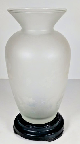 Vintage art deco frosted - deco, satin