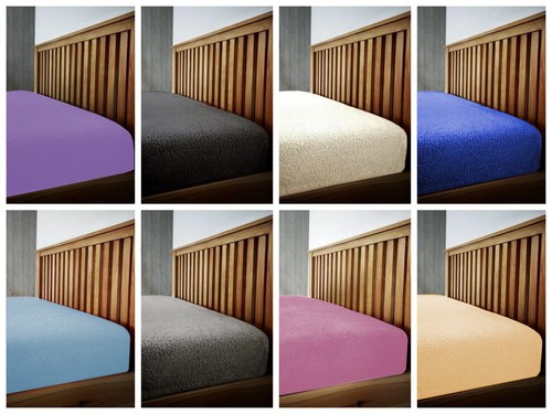 Teddy bear fleece fitted sheet - teddy,