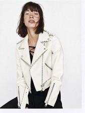 Zara Faux Leather Moto Jacket