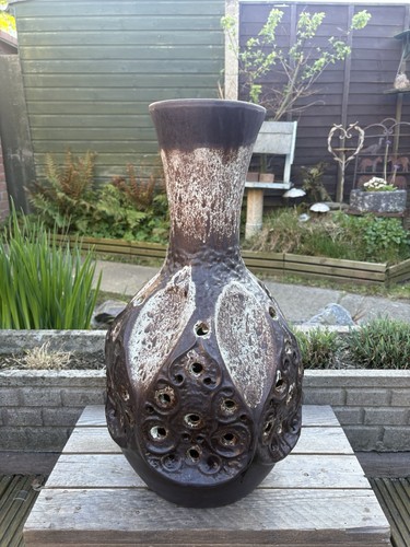 West german pottery - pottery, lamp
