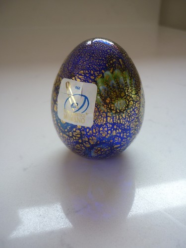 Murano cobalt blue - blue, blown