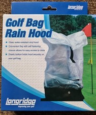 New and unused Longridge Golf Bag Rain Hood