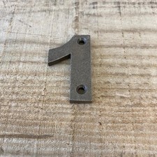 Cast Iron Numbers '1' - Rustic
