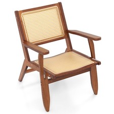COSTWAY Boho Rattan Accent