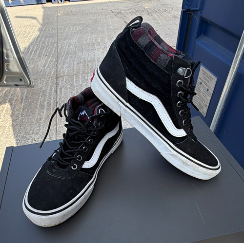 Vans sk8 mid black white - vans, black/white