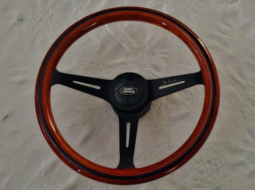 Land rover wooden steering - land,