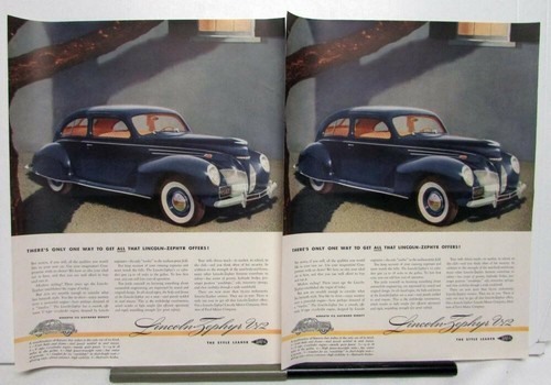 1939 lincoln zephyr v12 two - zephyr,