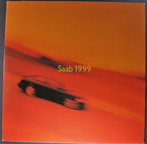 1999 saab brochure folder - 1999, 9-3