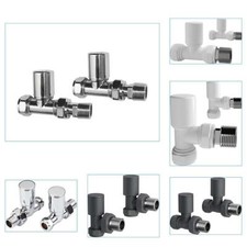 2 Radiator Valves Bathroom