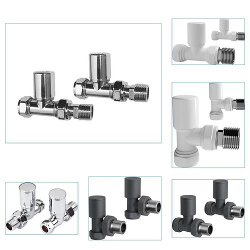 Radiator valves bathroom - valves,