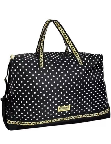 Moschino logo fragrance duffel - logo,
