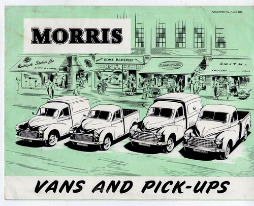 Morris vans pick ups 1956 - pick-ups,