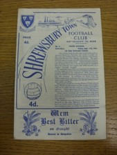 11/09/1964 Shrewsbury Town v