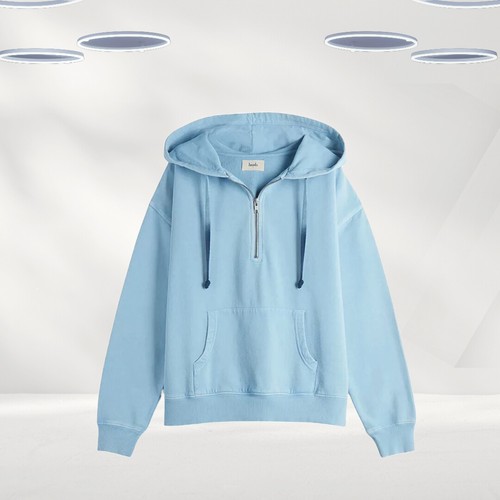 Hush women hoodie blue - ex,