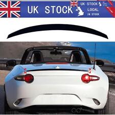 Gloss Black Rear Trunk Spoiler Lip Roof Wing For Mazda MX-5 Miata ND 2015-2025