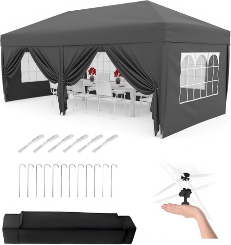 3x6m pop gazebo with - with, 6