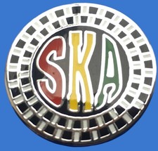 SKA REGGAE SKINHEAD BADGE -