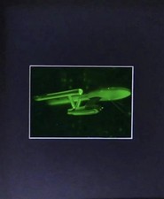 3D Star Trek Enterprise Hologram Picture Photopolymer Type